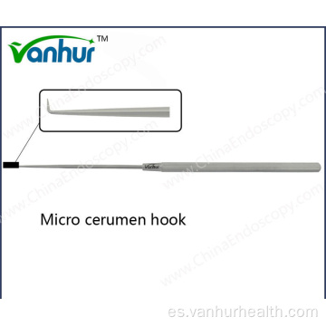 Instrumentos quirúrgicos EN T Gancho para microcerumen